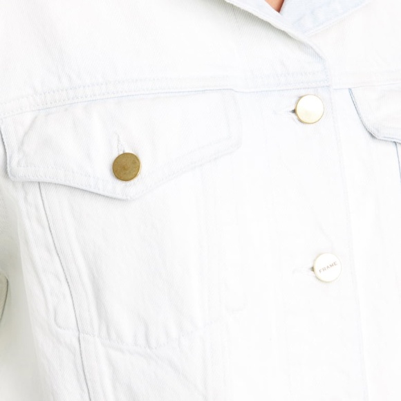 FRAME NWOT Ultra Crop Denim Jacket - Picture 5 of 10